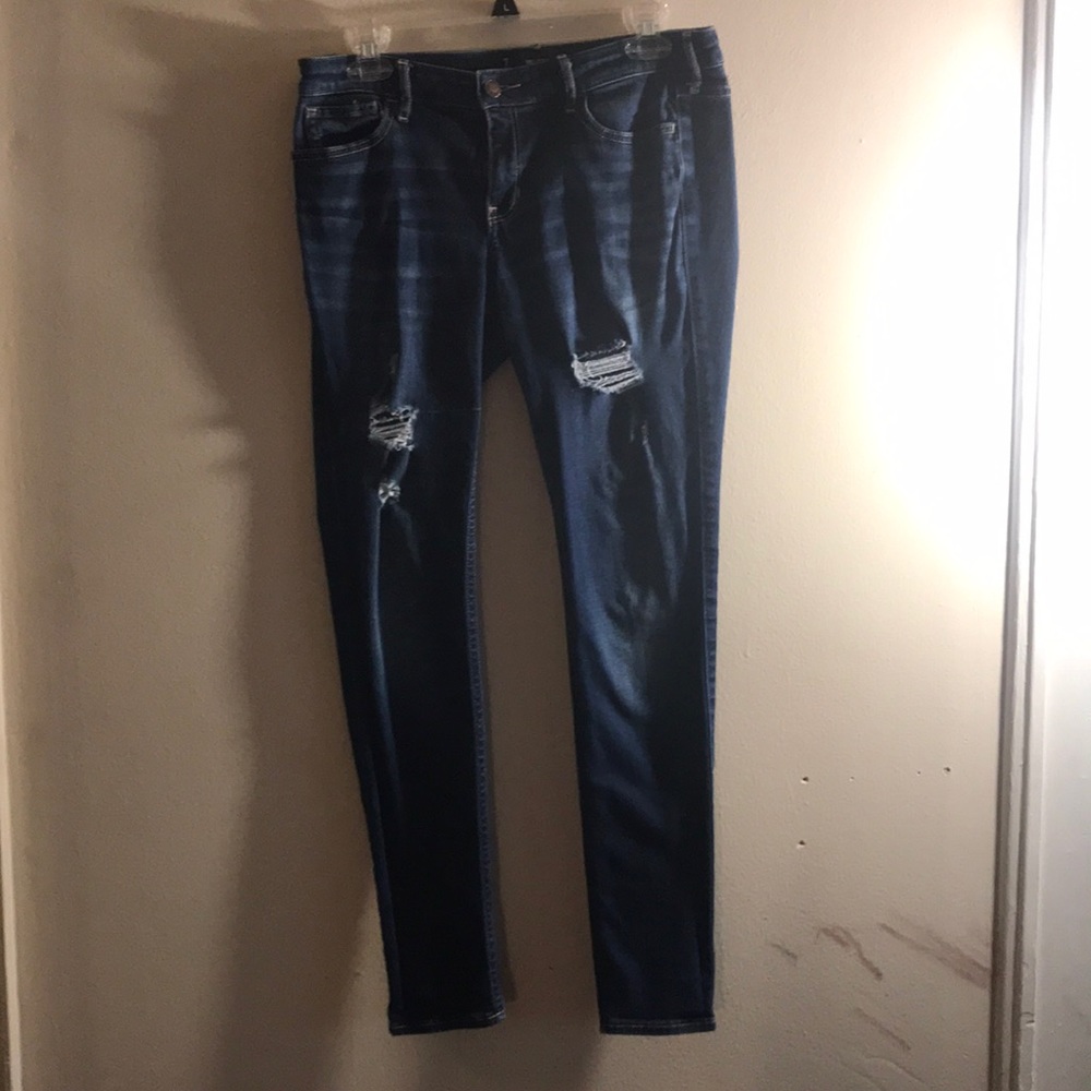 Hollister and American Eagle jeans.